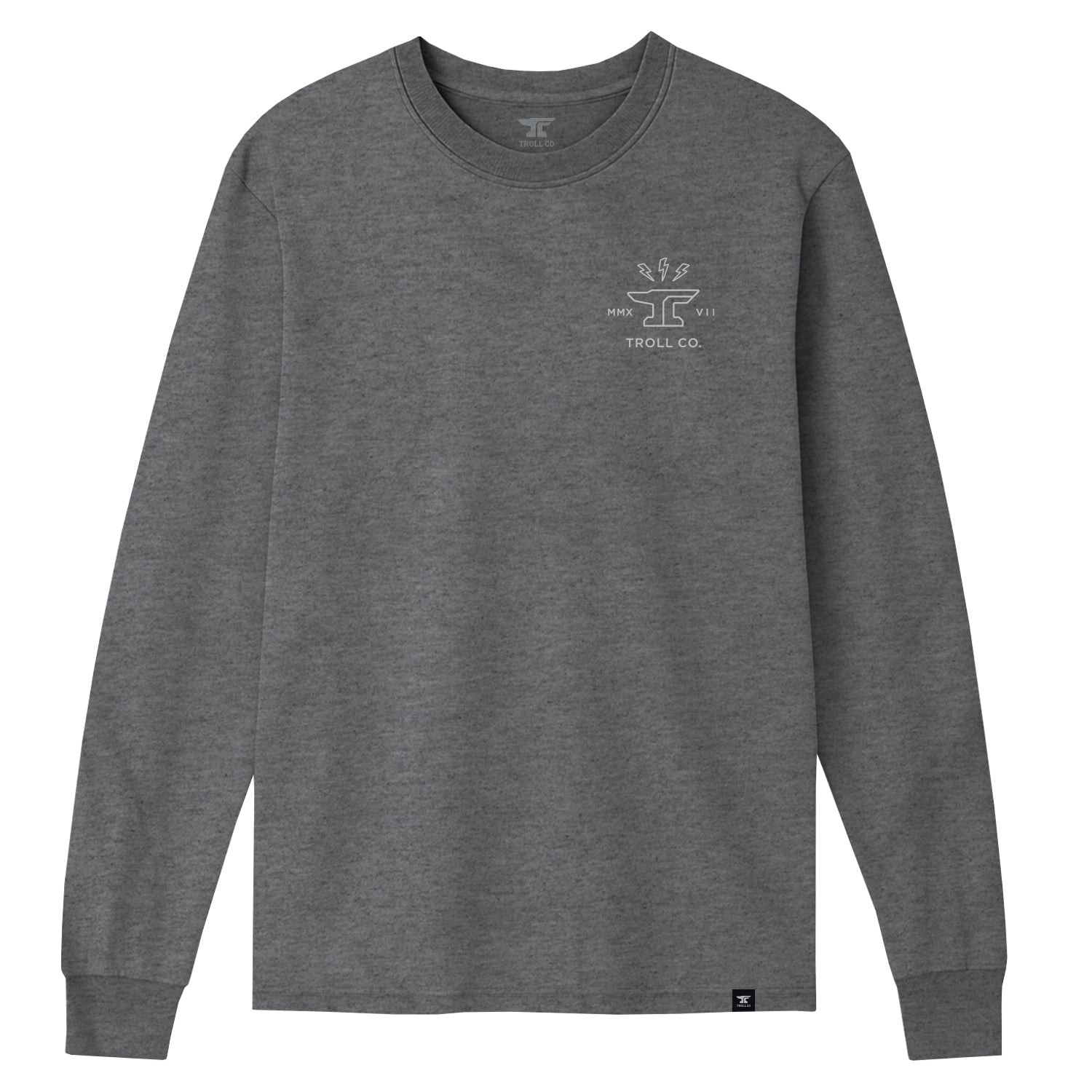 Men's DHCM Twisting Wrenches Long Sleeve | Color: Charcoal Heather