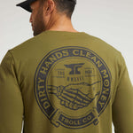 Men's DHCM Haggler Long Sleeve | Color: Military Green