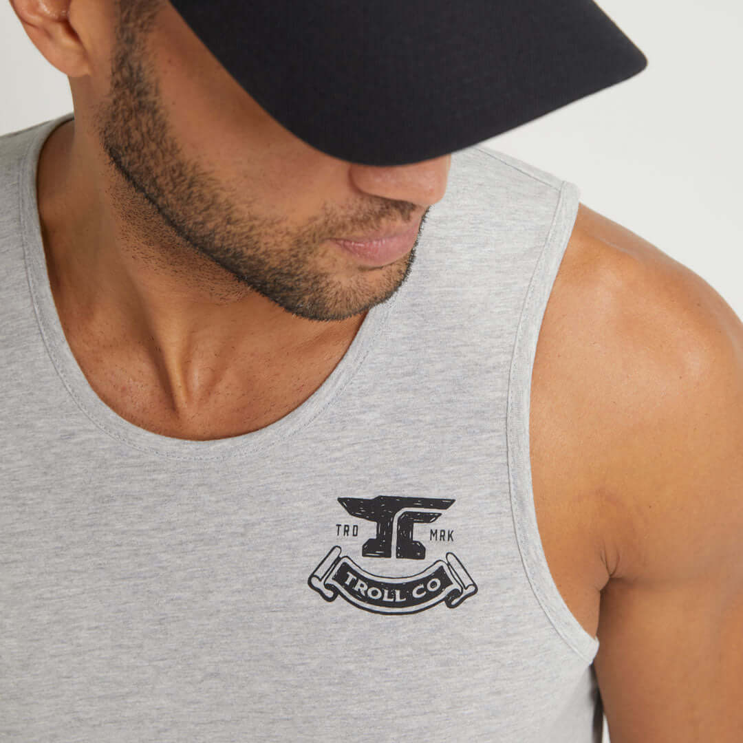 Men's DHCM Haggler Tank | Color: Gray Heather