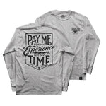 Men's Pay Me Long Sleeve | Color: Gray Heather