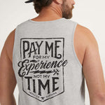 Men's Pay Me Tank | Color: Gray Heather