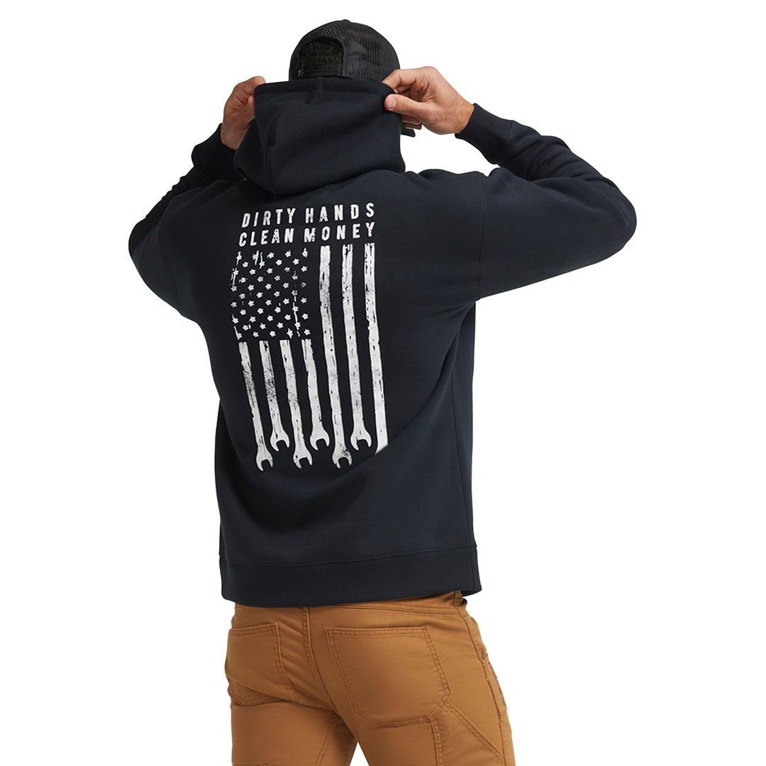 Men's DHCM Flagship Hoodie - Color: Black