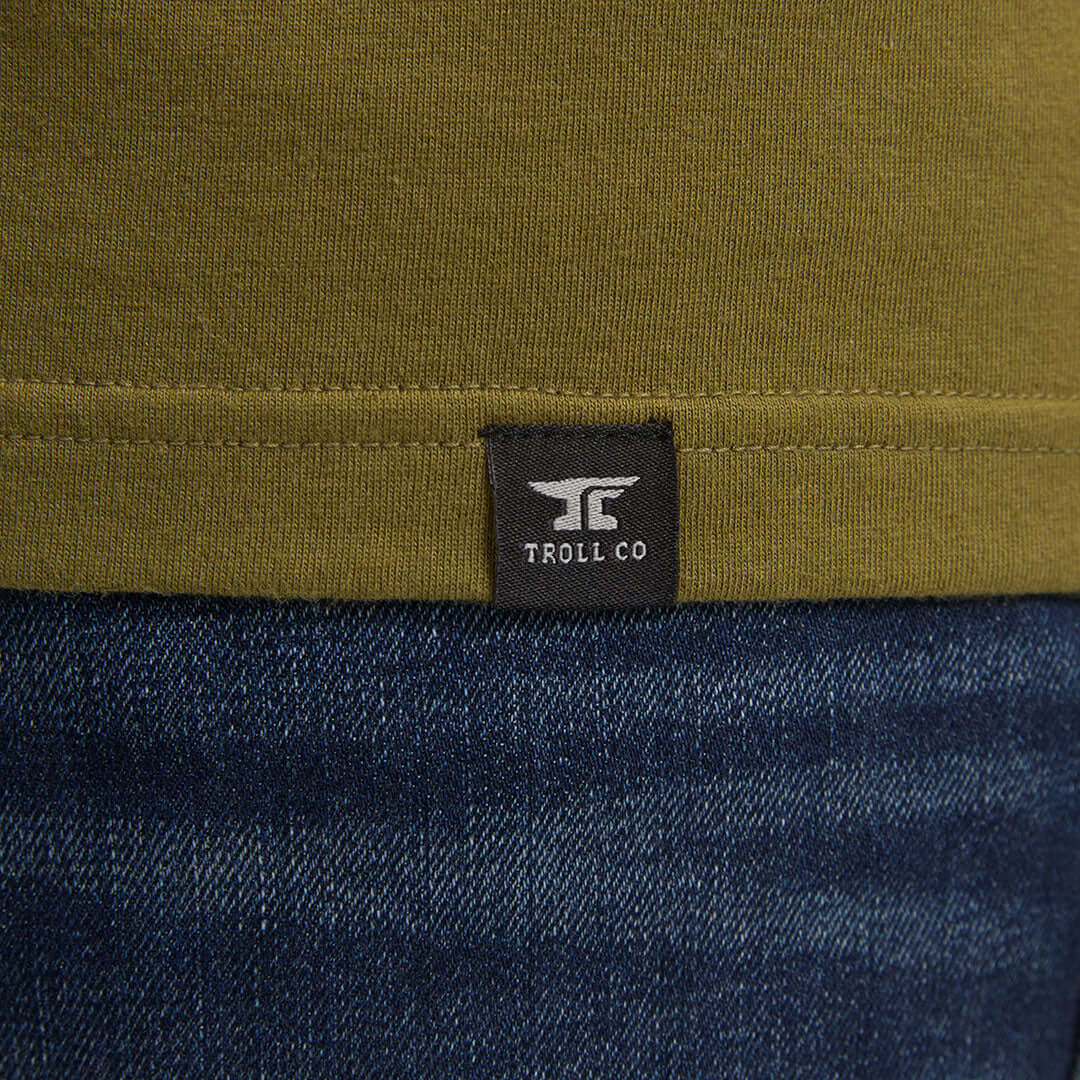 Men's WHUS Butterface T-Shirt | Color: Military Green