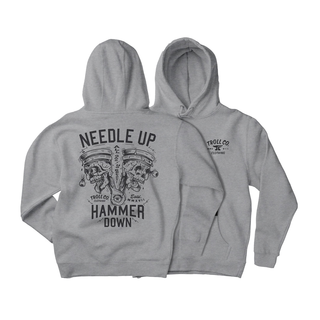 Men's Hammer Twins Hoodie - Color: Gray Heather