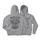 Men's Hammer Twins Hoodie - Color: Gray Heather
