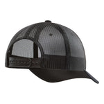 NOLAW Broken Clover Curved Brim Trucker Hat | Color: Black