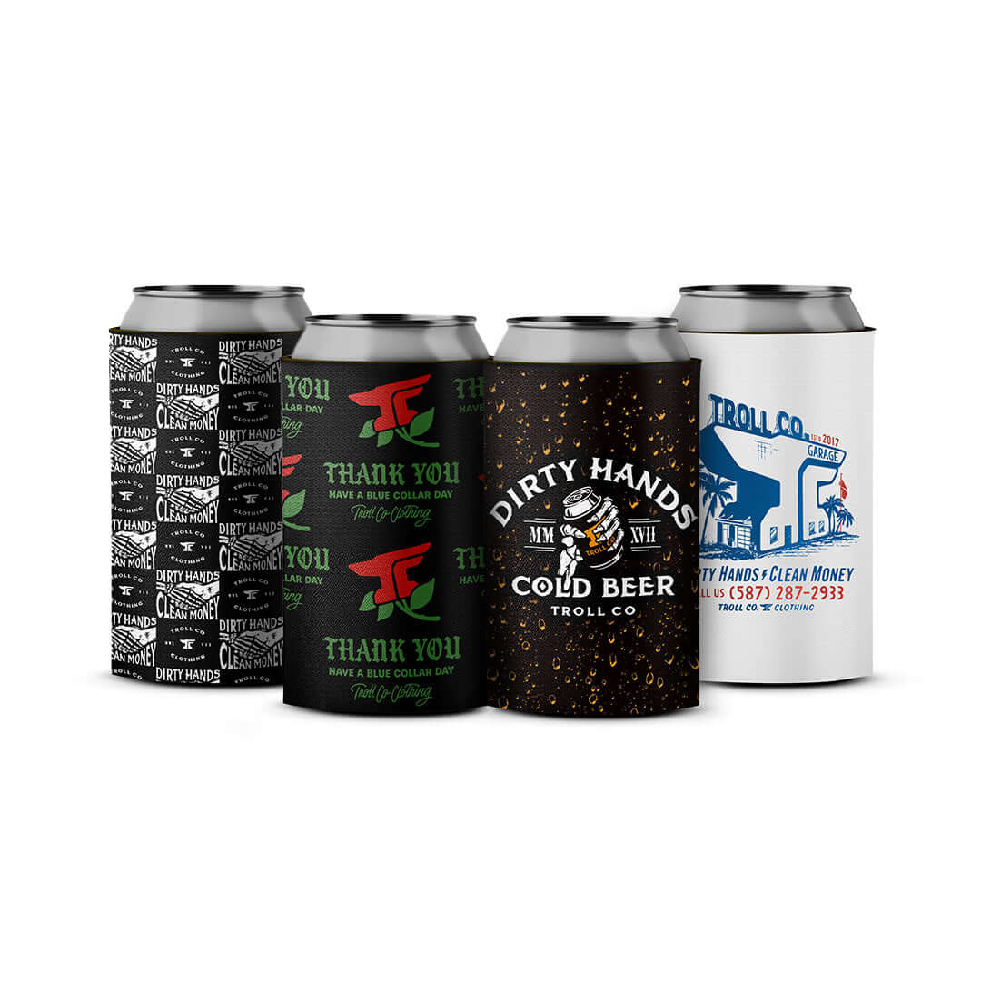 Anvil Koozie 4-Pack, Troll Co.