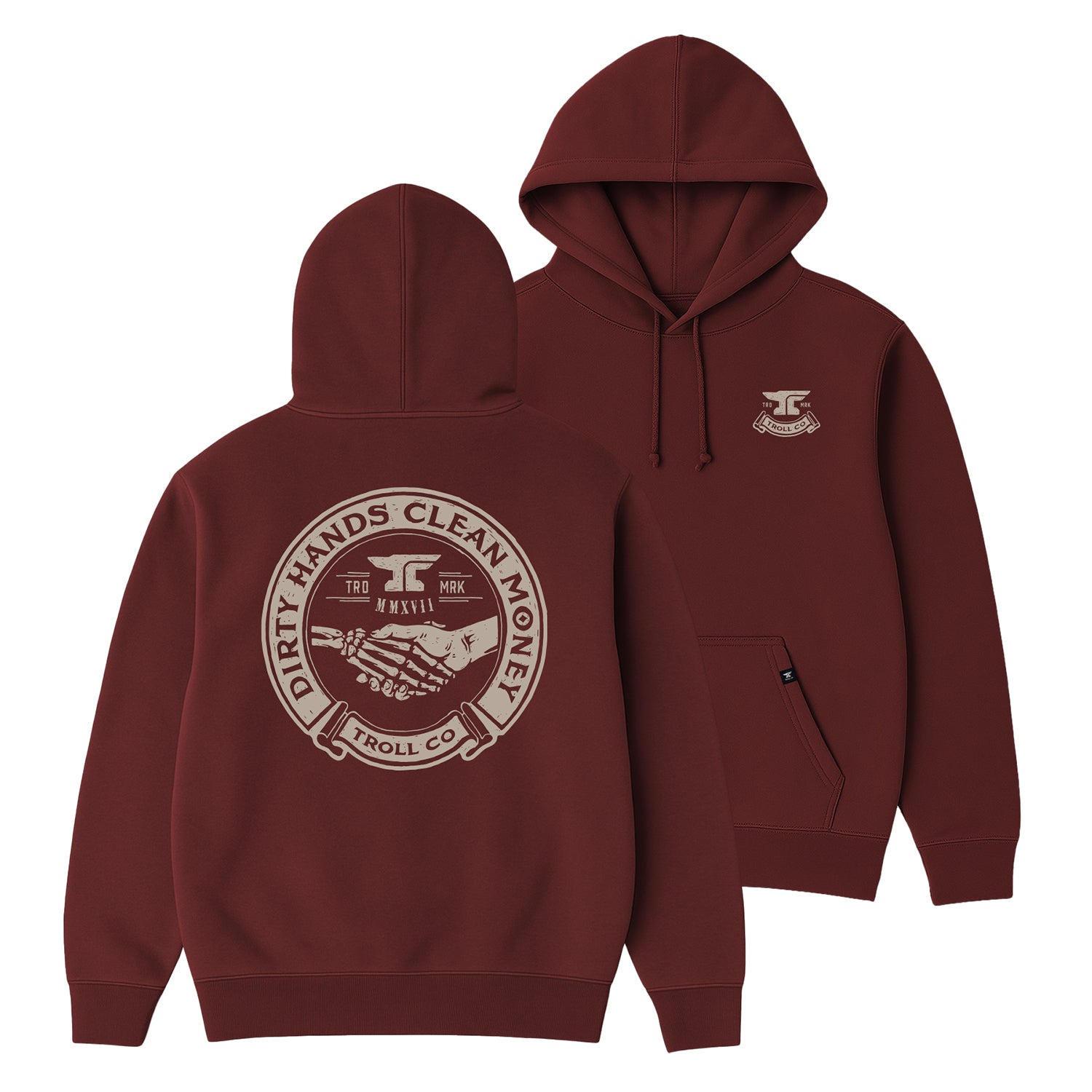 Men's DHCM Haggler Hoodie | Color: Port