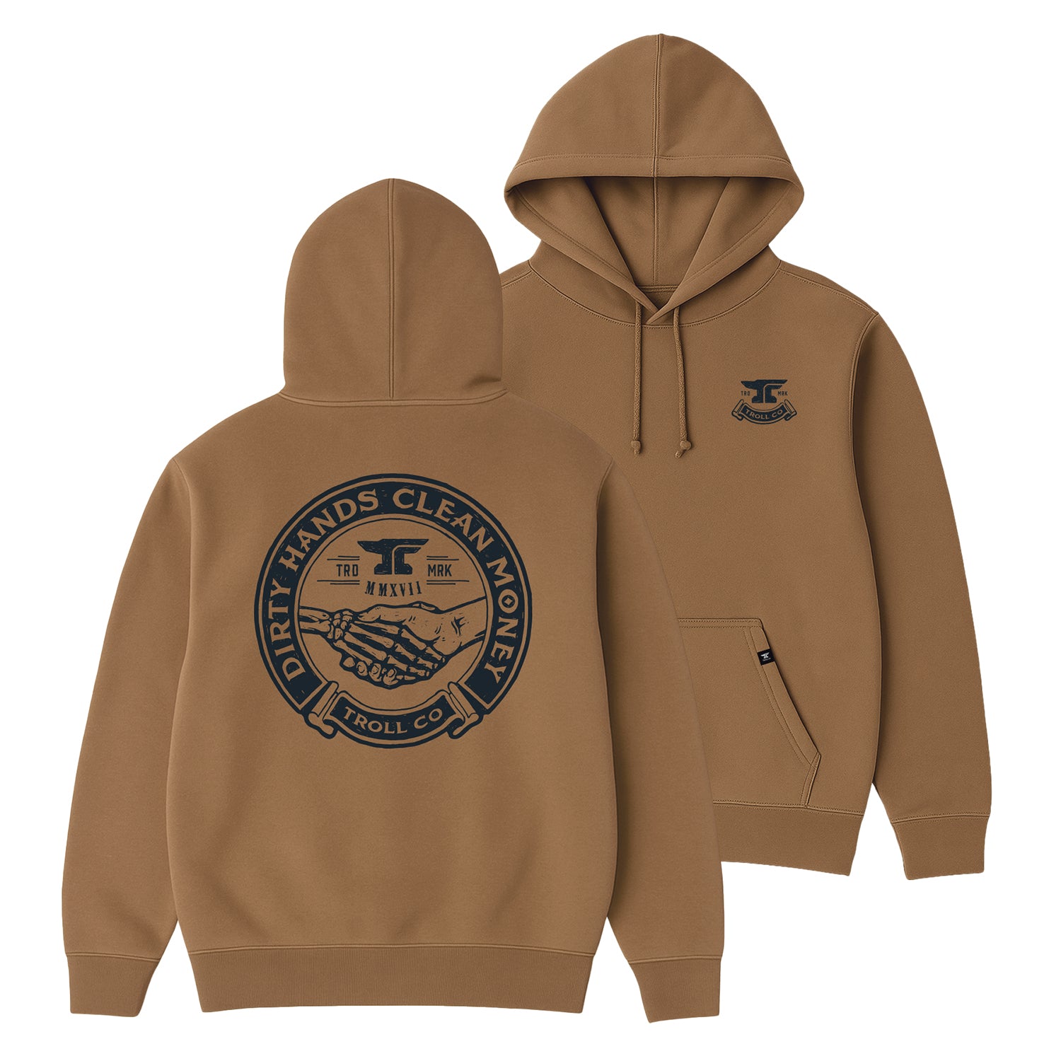 Men's DHCM Haggler Hoodie | Color: Dark Tan