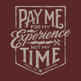 Men's Pay Me T-Shirt | Color: Port