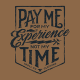 Men's Pay Me Hoodie | Color: Dark Tan