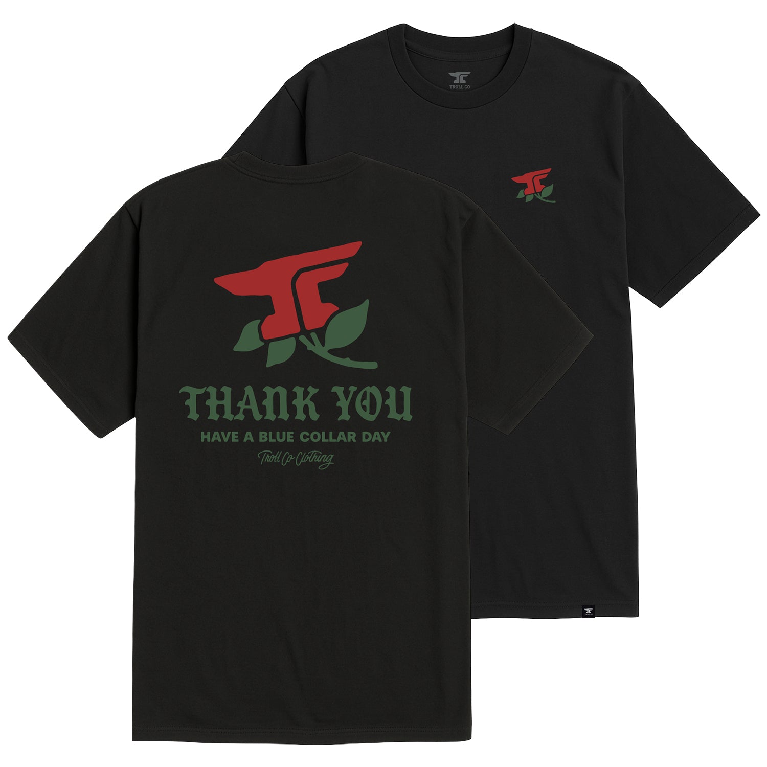 Men's Thank You T-Shirt | Color: Black