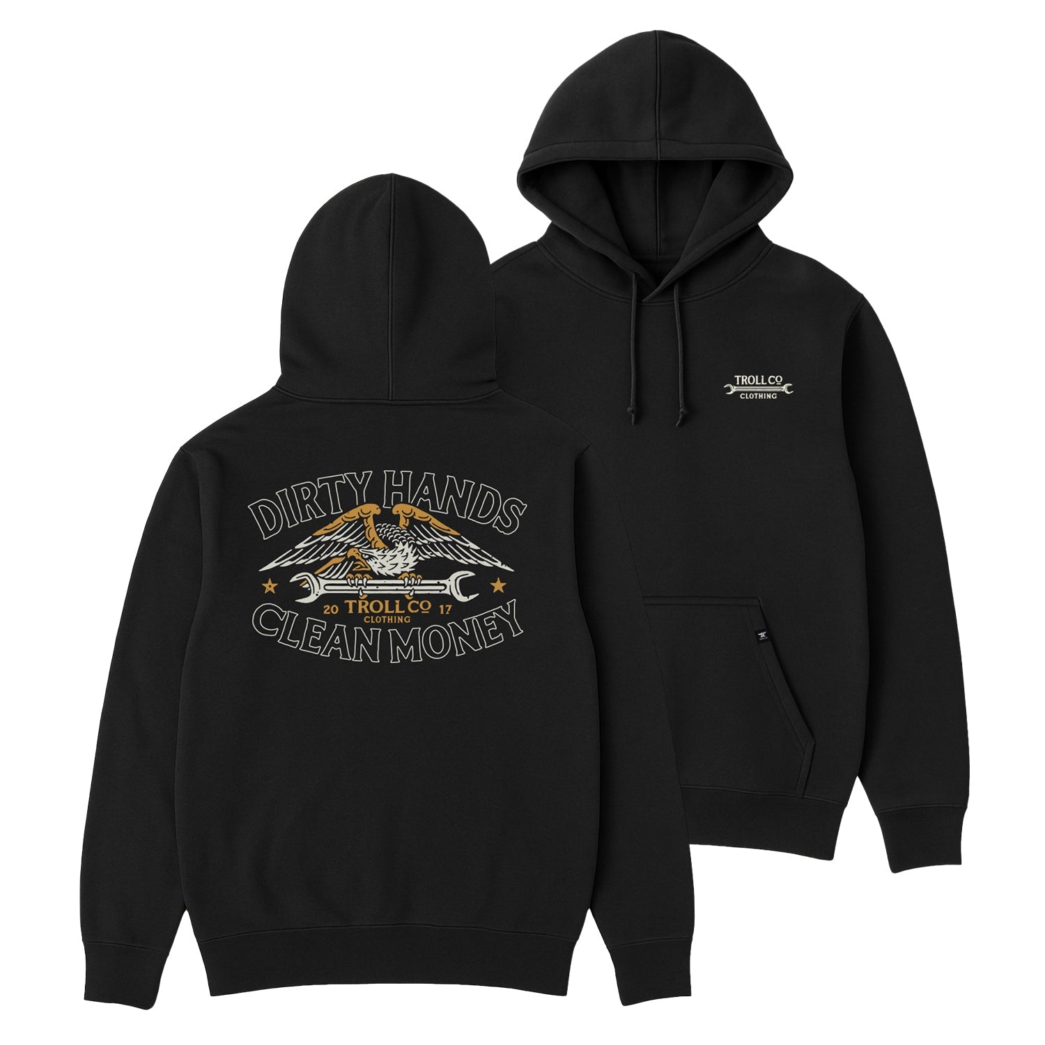 Men's DHCM Wing Spanner Hoodie | Color: Black