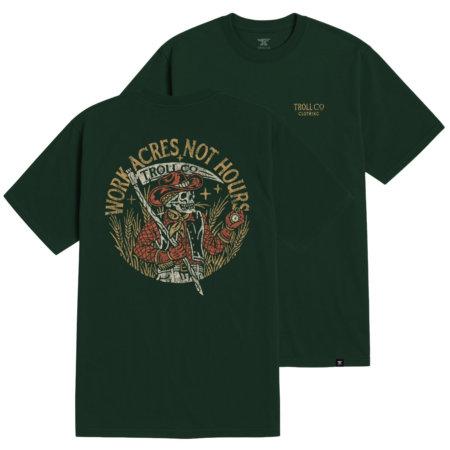 Men's Work Acres T-Shirt | Color: Pine