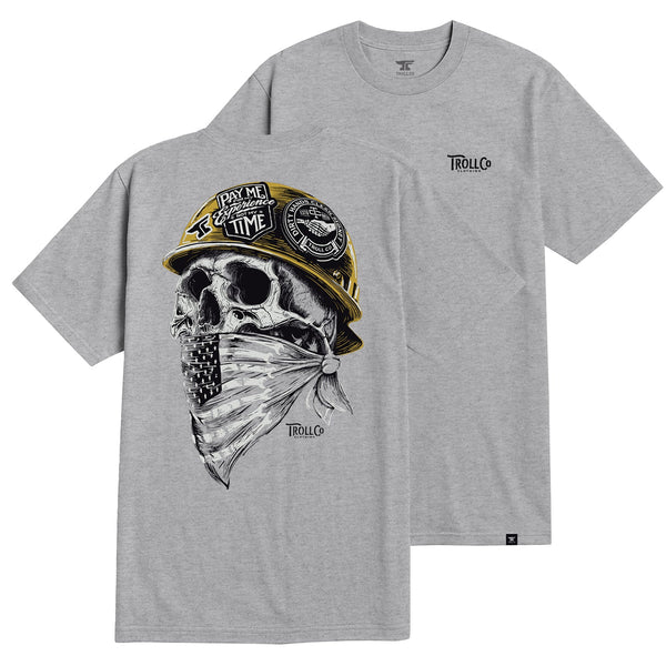 Men's Headstrong T-Shirt - Gray Heather | Troll Co.