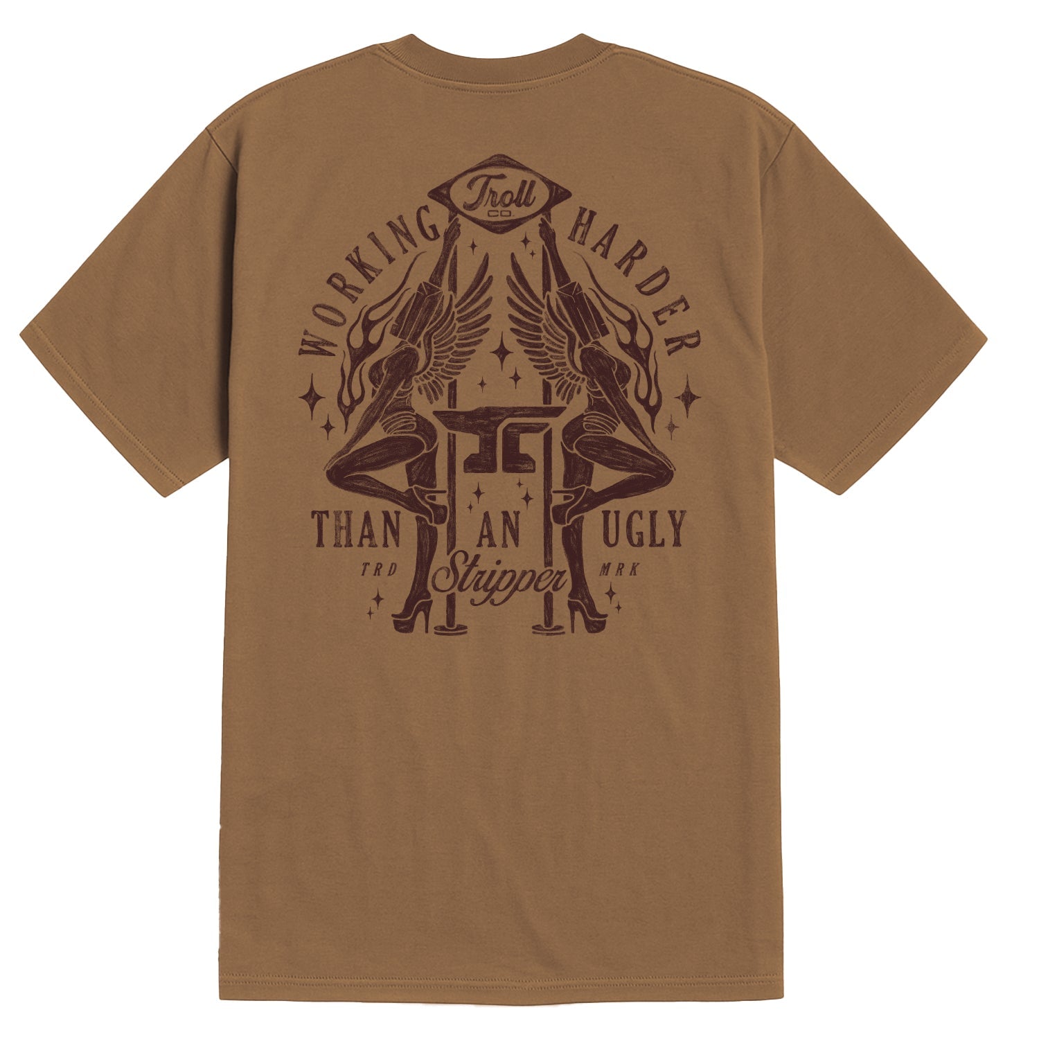 Men's WHUS Twins T-Shirt | Color: Dark Tan