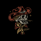 Women's Skull Acres T-Shirt | Color: Black