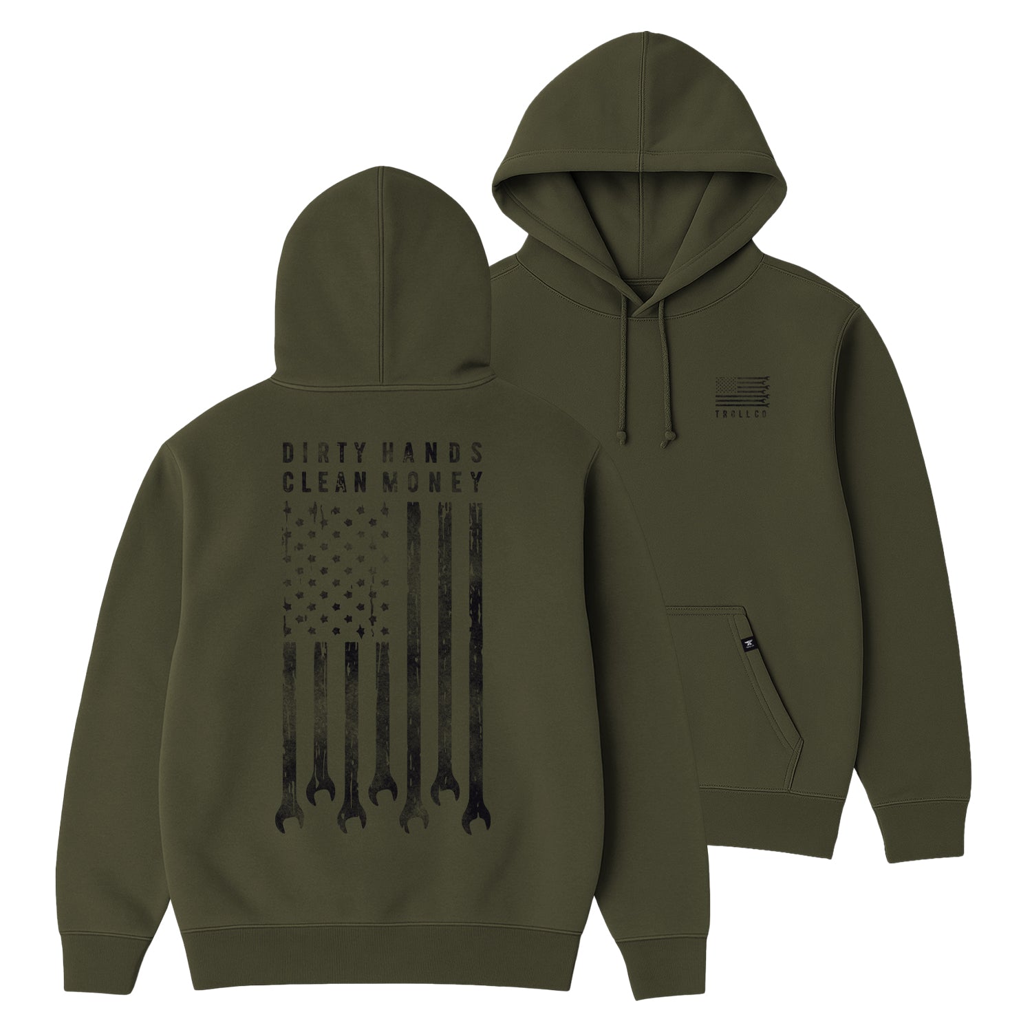Men's DHCM Flagship Hoodie | Color: Military Green