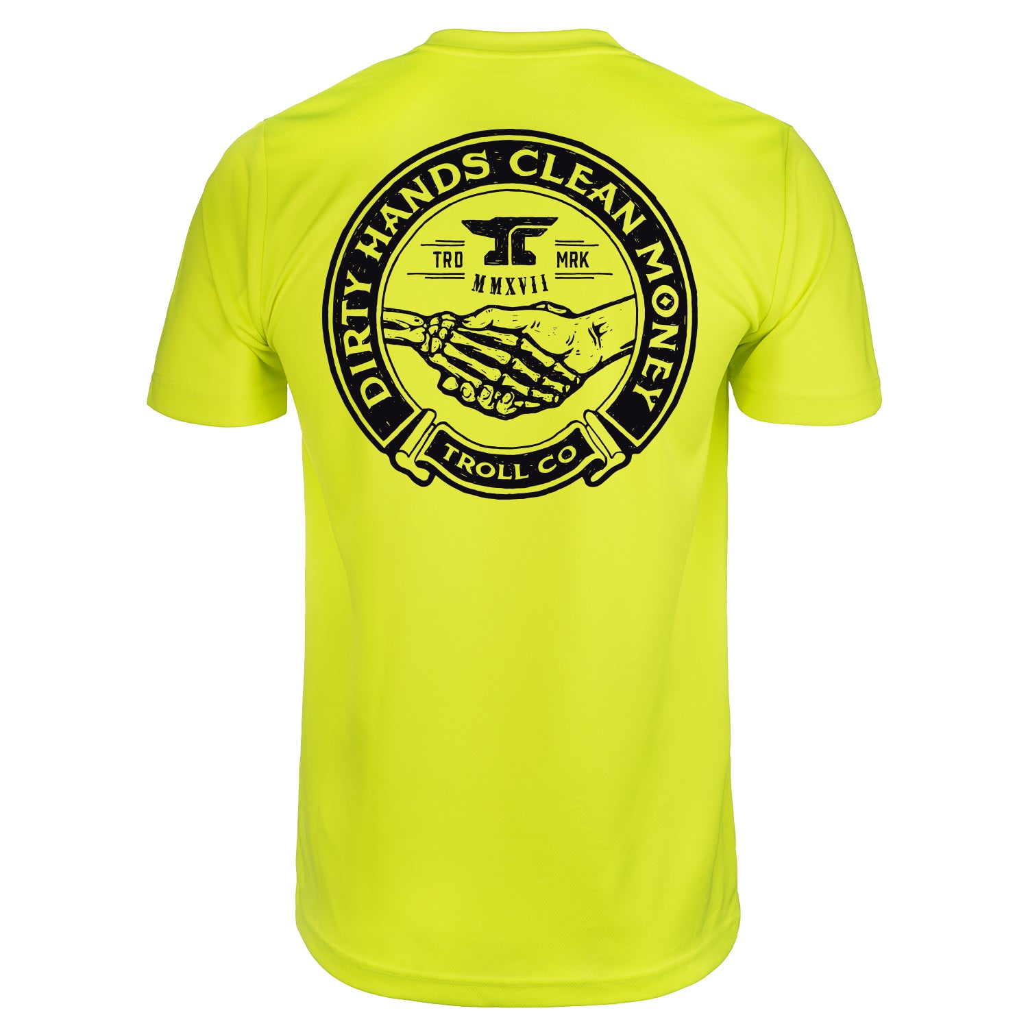 Men's DHCM Haggler Hi-Vis T-Shirt | Color: Bright Lime