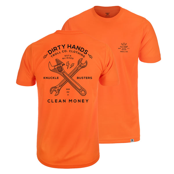 Men's DHCM Twisting Wrenches Hi-Vis T-Shirt | Troll Co.