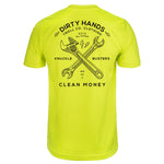Men's DHCM Twisting Wrenches Hi-Vis T-Shirt | Color: Bright Lime
