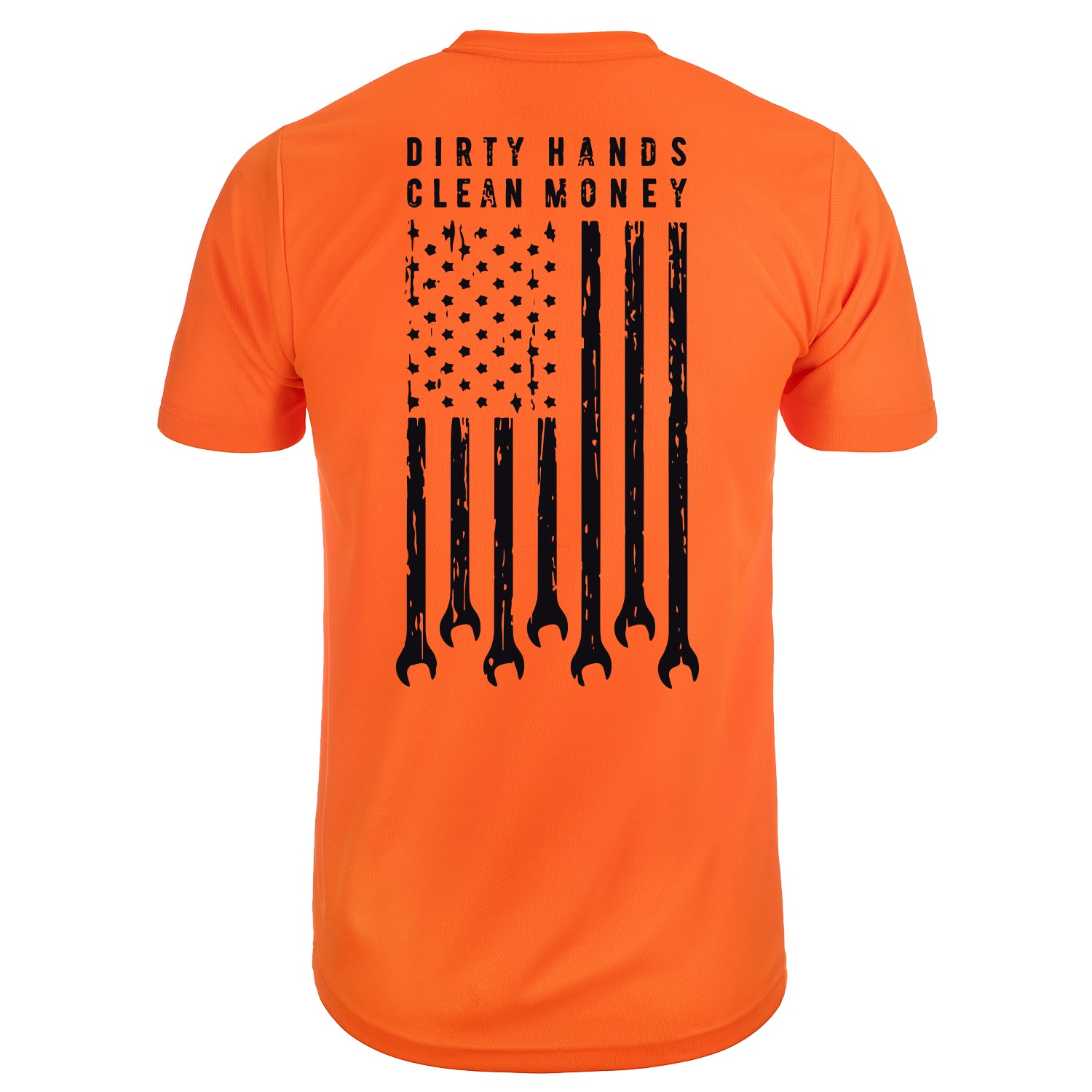 Men's DHCM Flagship Hi-Vis T-Shirt | Color: Bright Orange