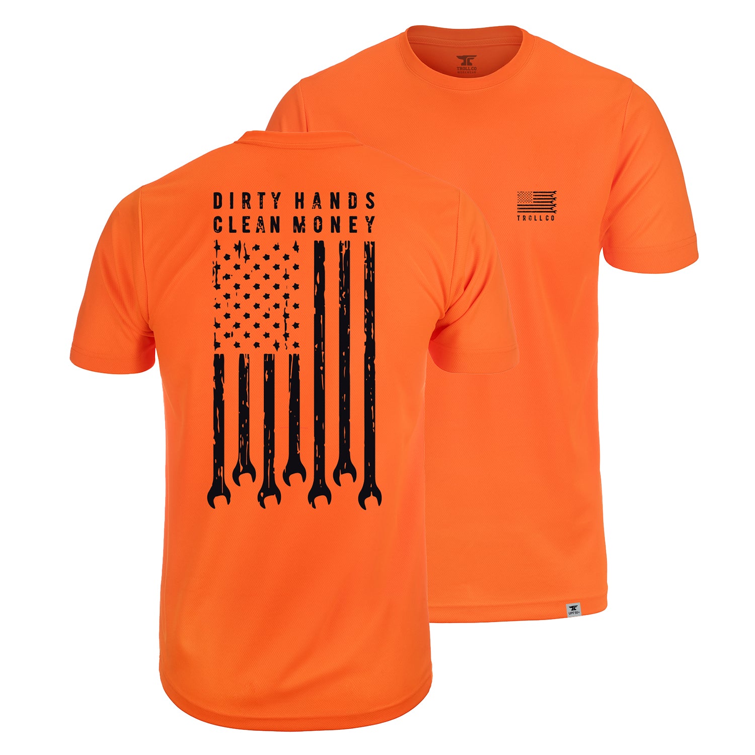 Men's DHCM Flagship Hi-Vis T-Shirt | Color: Bright Orange