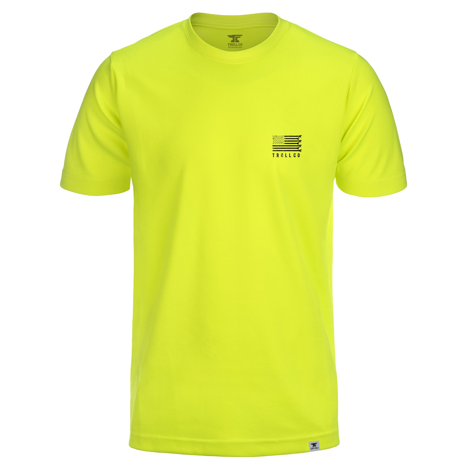 Men's DHCM Flagship Hi-Vis T-Shirt | Color: Bright Lime