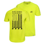 Men's DHCM Flagship Hi-Vis T-Shirt | Color: Bright Lime