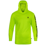Men's DHCM Anvil Hi-Vis Hooded Long Sleeve | Color: Bright Lime