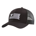 Anvil Flagship Curved Brim Trucker Hat | Color: Black