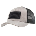 Anvil Flagship Curved Brim Trucker Hat | Color: Gray Heather