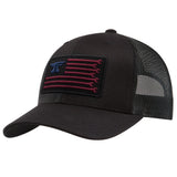Anvil Flagship Curved Brim Trucker Hat | Color: Black