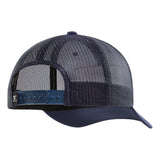 SBC Barricade Shield Curved Brim Trucker Hat | Color: Navy