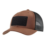 Anvil Flagship Curved Brim Trucker Hat | Color: Coyote Brown