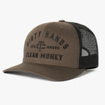 DHCM Classic Curved Brim Trucker Hat | Color: Brown
