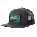 SBC Barricade Trucker Hat | Color: Dark Indigo Denim/Black