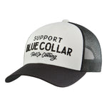 SBC Embro Curved Brim Trucker - Color: White Black
