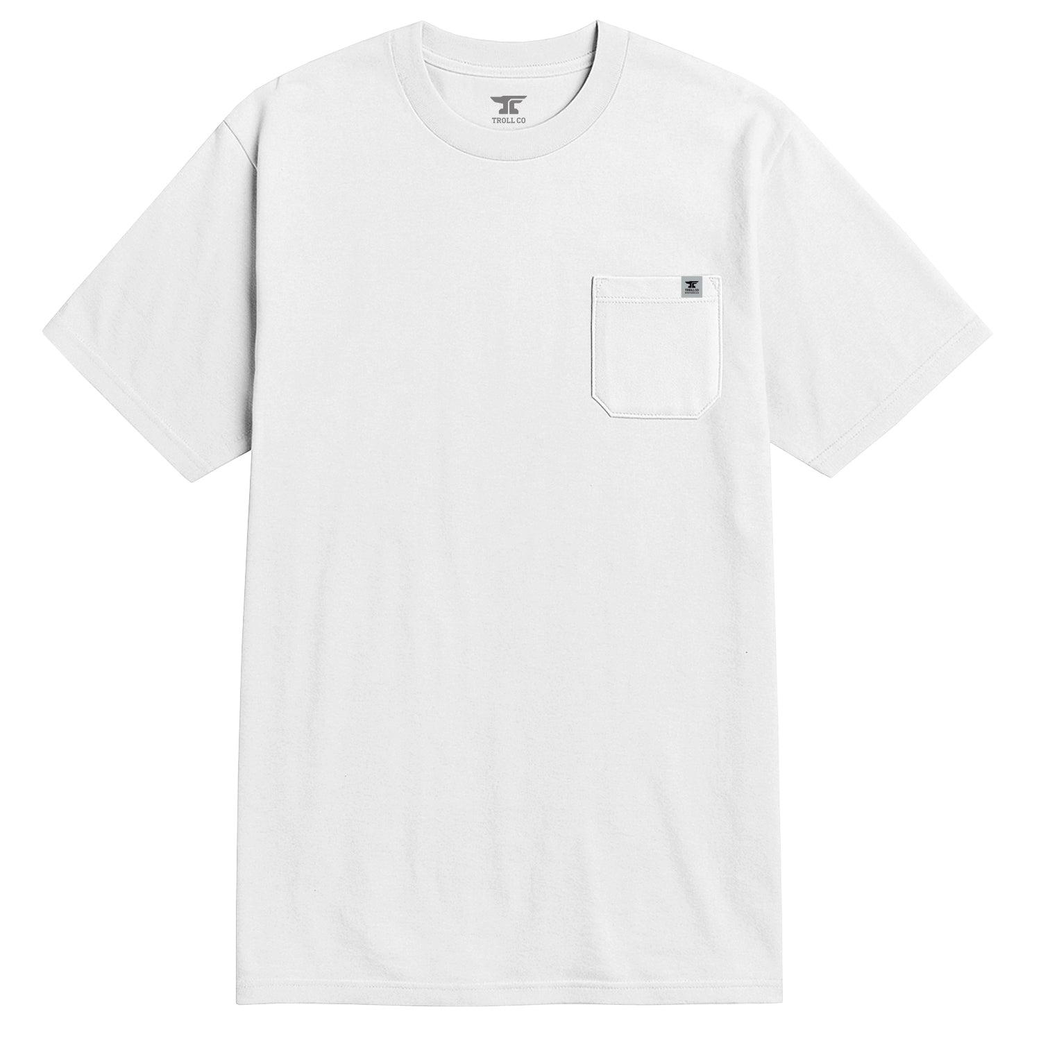 Men's Pocket T-Shirt - Color: White