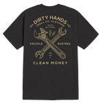 Men's Twisting Wrenches T-Shirt - Color: Tar
