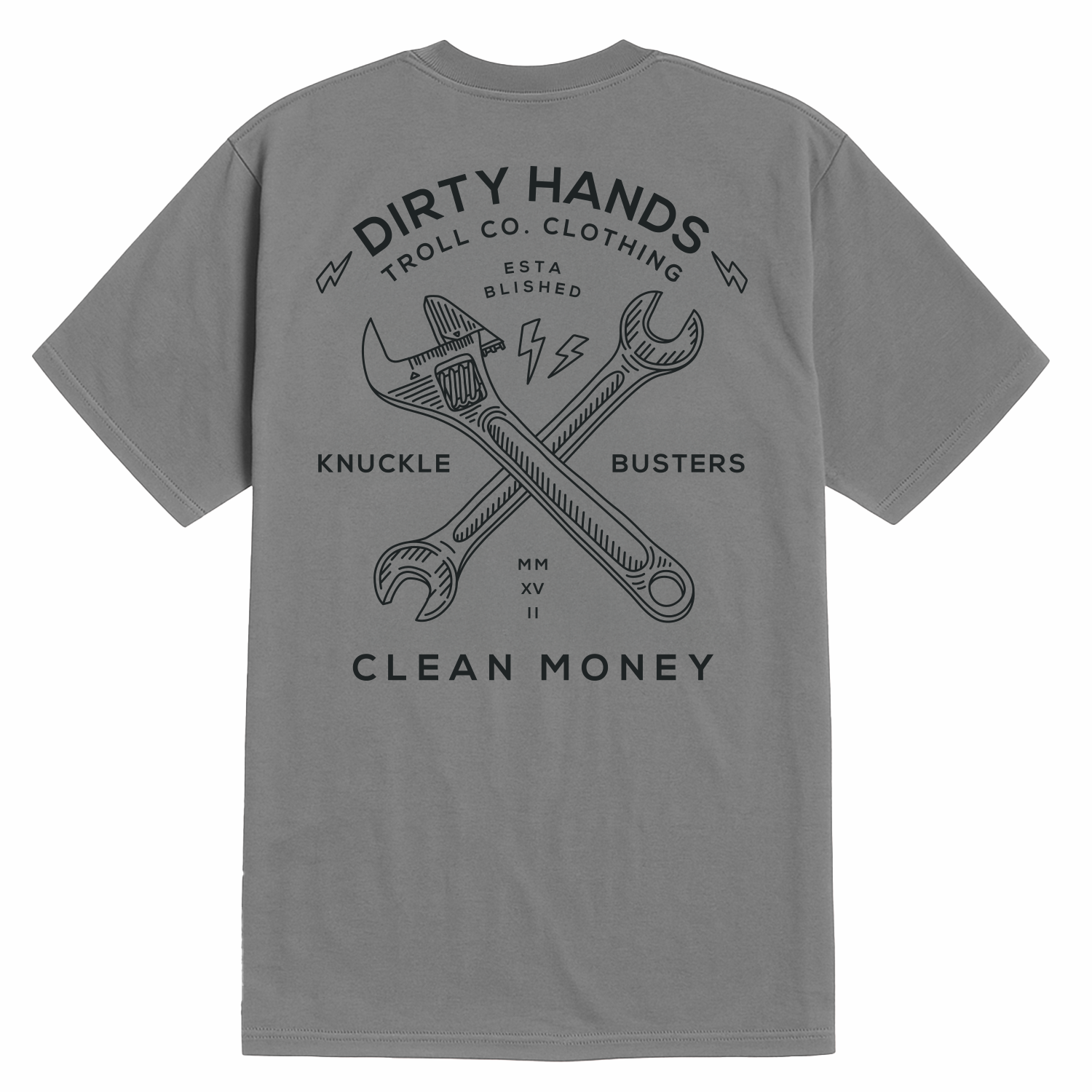 Men's Twisting Wrenches T-Shirt - Color: Putty