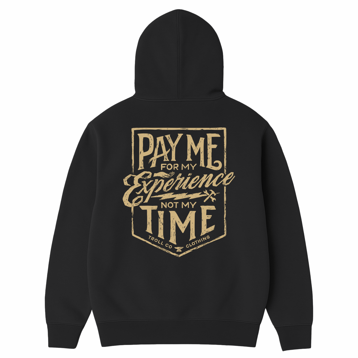 Men's Pay Me Hoodie - Color: Tar