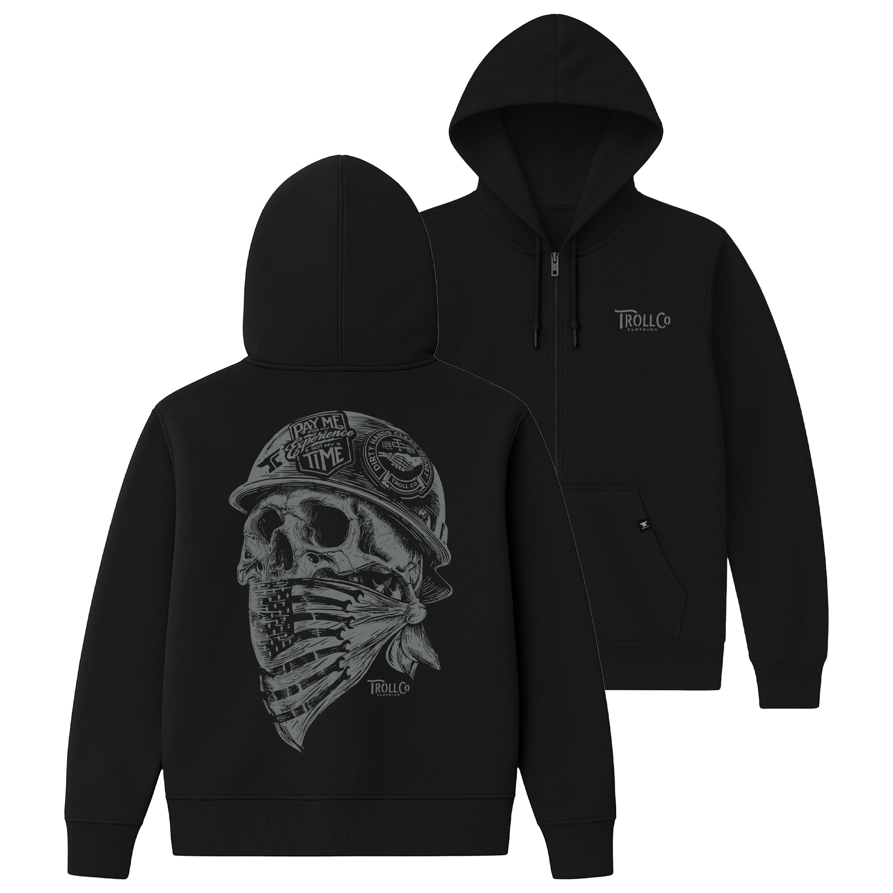 Men's Headstrong Zip Hoodie - Color: Black