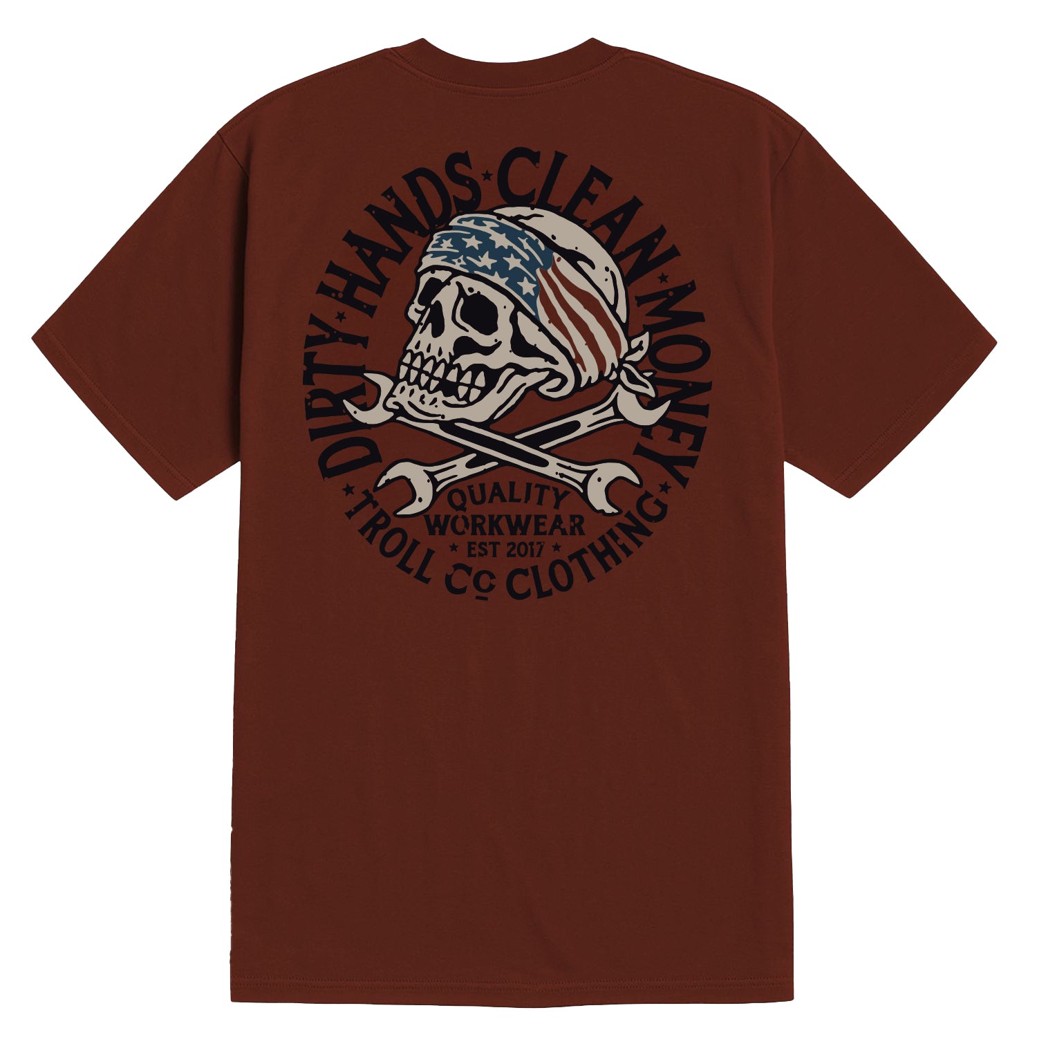 Men's DHCM Pirate T-Shirt - Color: Red Clay