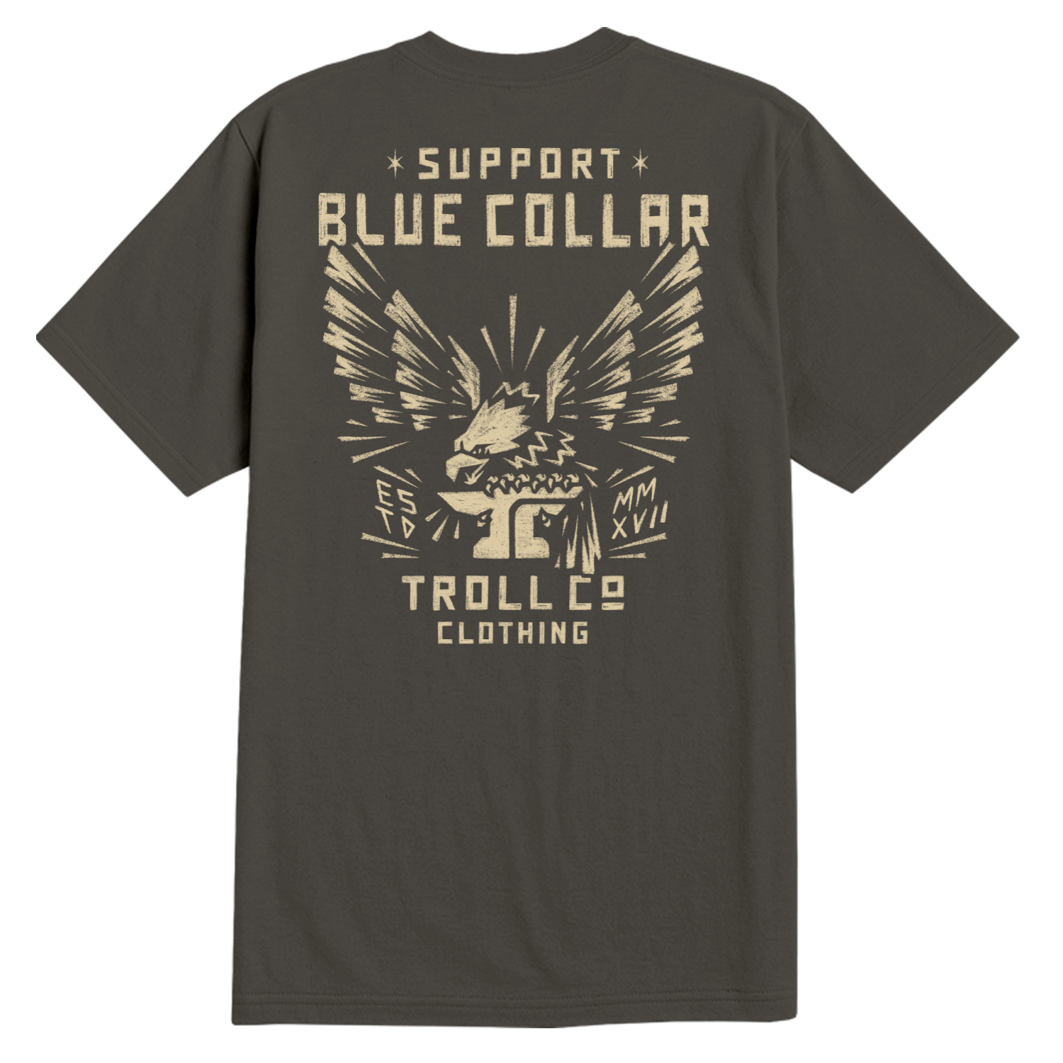 Men's SBC Perched T-Shirt | Color: Tar