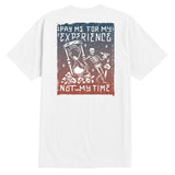 Men's Pay Me Hourglass T-Shirt - Color: White