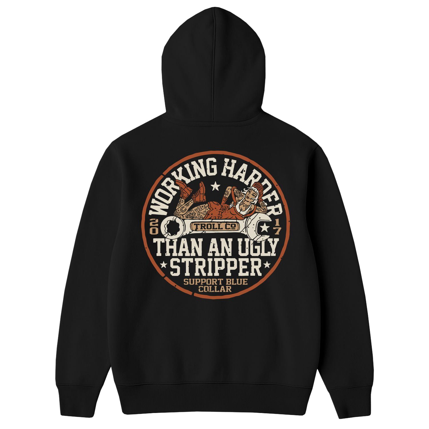 Men's WHUS Poser Hoodie - Color: Black