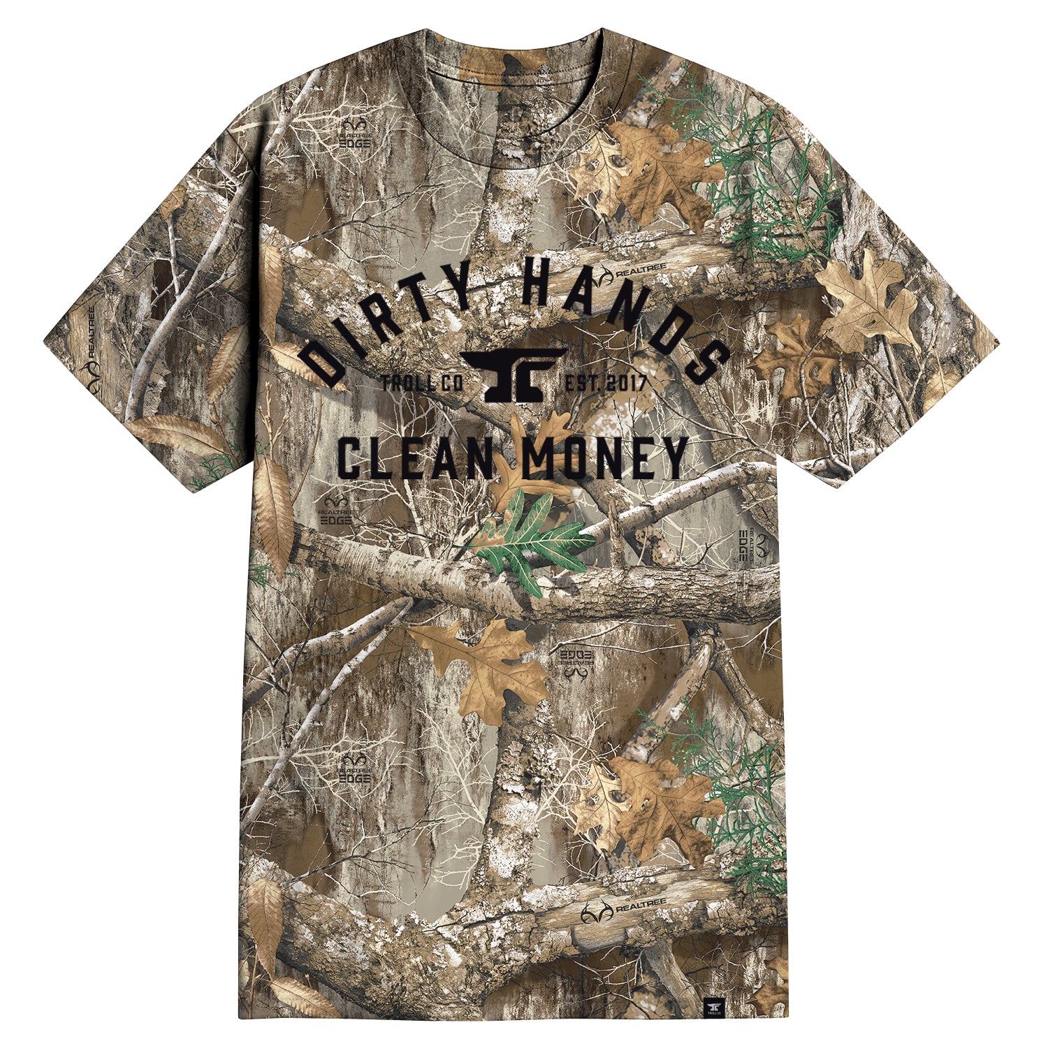Men's DHCM Classic RealTree T-Shirt - Color: Edge