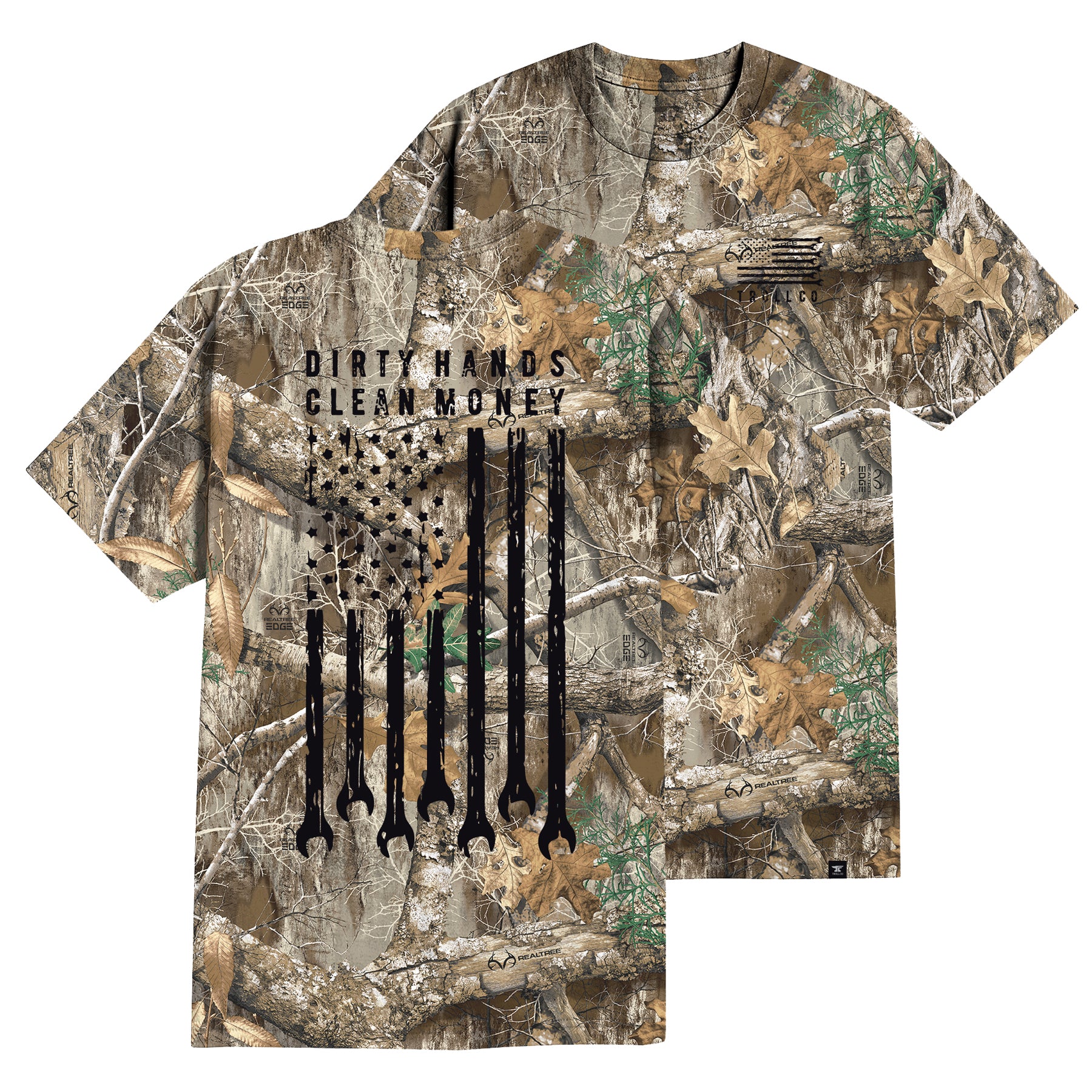 Men's DHCM Flagship RealTree T-Shirt - Color: Edge