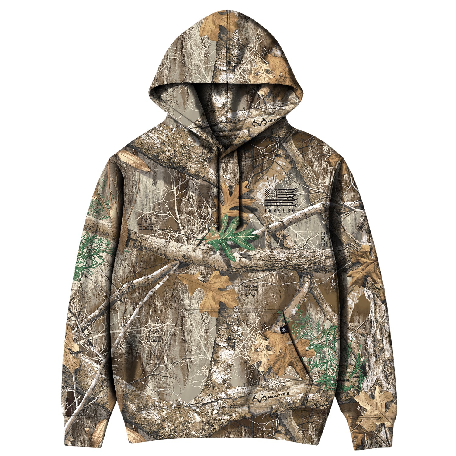 Men's DHCM Flagship RealTree Hoodie - Color: Edge
